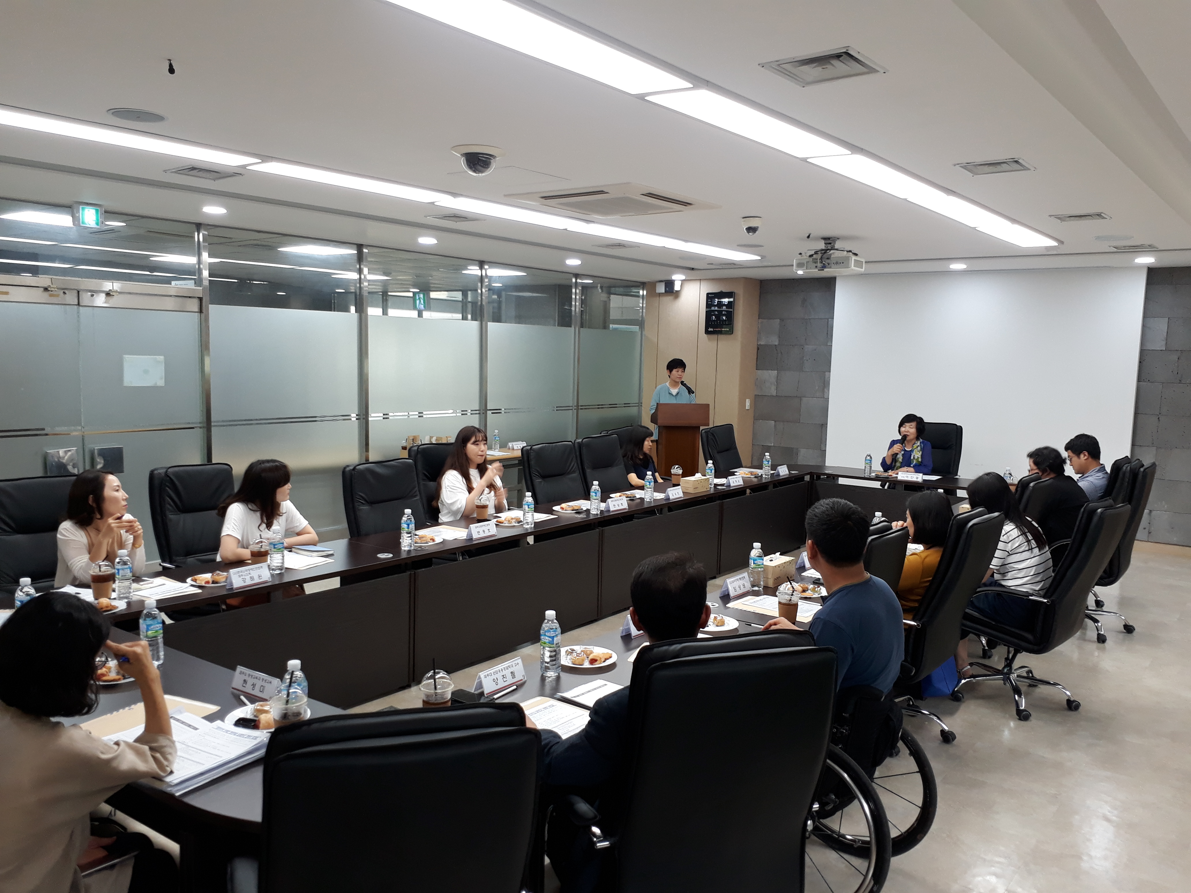 제주지역 장애인 평생학습 실태조사 추진에 따른 유관단체 관계자 회의  #1